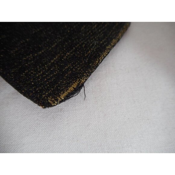 Vintage MCM Black Gold Roman coin Tie necktie Estate Find - Picture 6 of 6